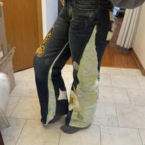 Custom Upcycled Jeans — Reinvented Denim with a Gutsy Edge